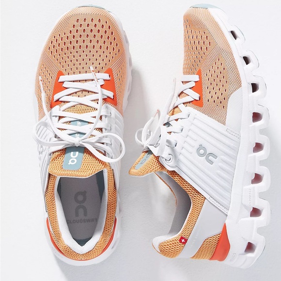 On Running Shoes - On Cloudswift Running Sneakers Copper Frost Women’s Size 6